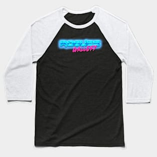 ROGUES GALLERY 80s Text Effects 6 Baseball T-Shirt